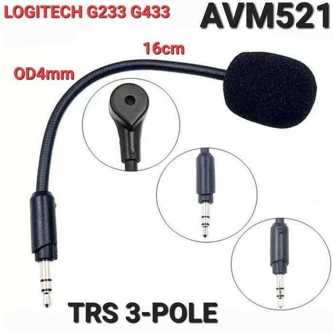 Avpro Avm521 Mini 3.5Mm Trs Flexible Microphone F G233 G433 16Cm Od4Mm