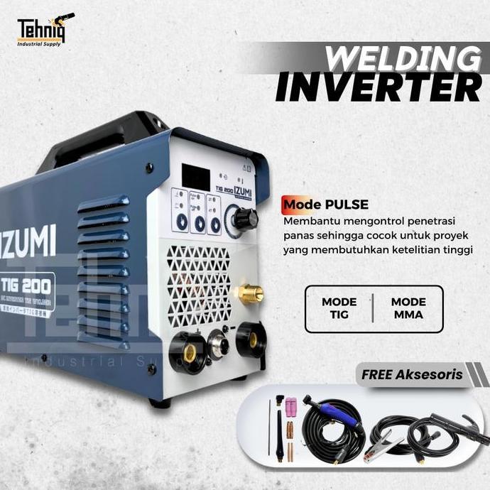 Mesin Las Stainless Izumi TIG 200A / Izumi TIG 200 Mesin Las