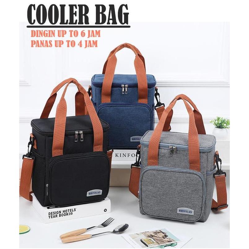 Bestsell- Cooler Bag Tempat Bekal Lunch Box Bag Tas Pendingin Tas Es Krim