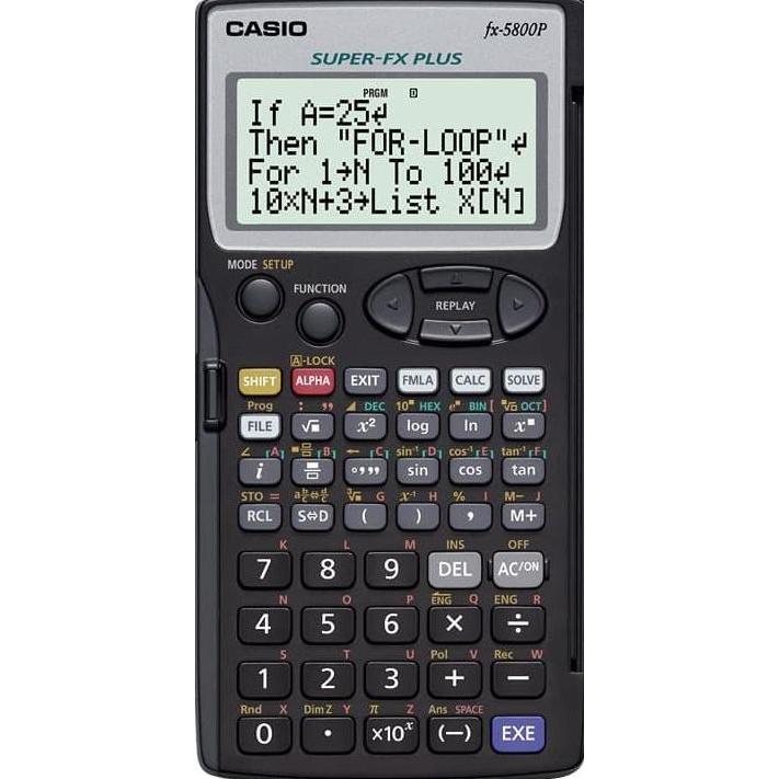 Casio Calculator Scientific FX 5800 P