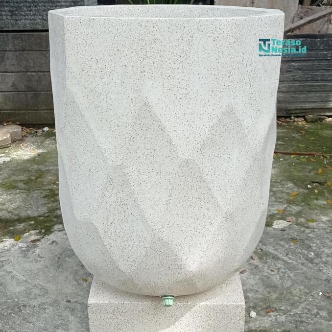 Invoice bak mandi teraso tipe kapsul motif/ bak mandi terazzo model kapsul