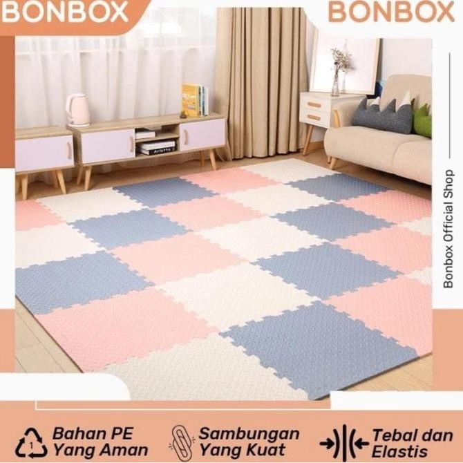 Karpet BONBOX BMP30 Matras Puzzle Alas Lantai Tebal 30 x 30 cm Playmat 9pcs