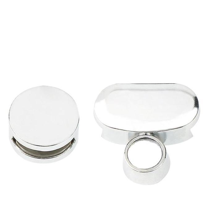 4pcs Penjepit Cermin Kaca / Klem Jepit Kaca Cermin Stainless