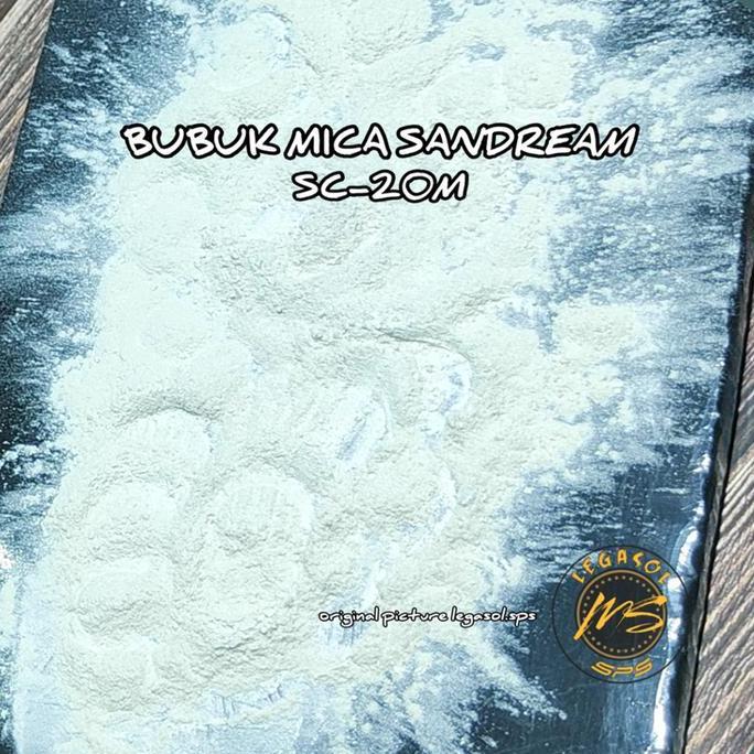 Lancar11- bubuk mica / bubuk mica pearl / silver white @1kg