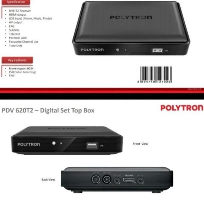 Best- Set Top Box tv Digital Polytron PDV620T2 PDV-620T2