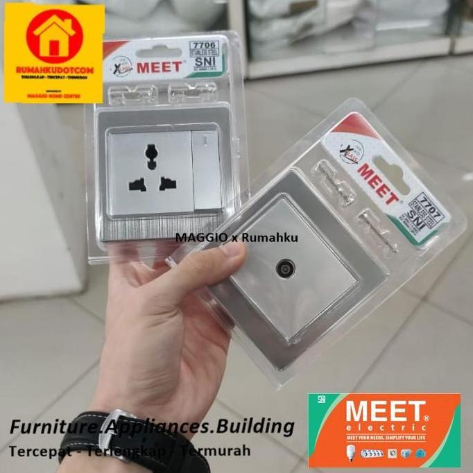 Best- SAKLAR LAMPU RUMAH & STOP KONTAK USB - MEET