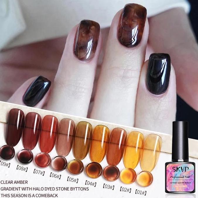 Lancar11- SKVP Gel Polish Transparan / Transparent / Bening / Kutek Kuku / Nail