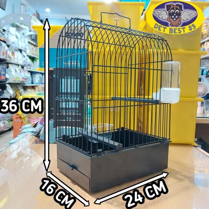 DISKON York Cage 2gr Art 019 Show Cage York Canaries/Finch Import Italy 2gr READY STOCK