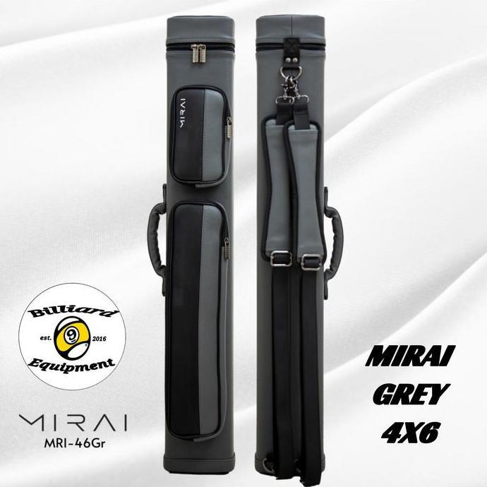 Mirai 4x6 - Grey | Tas Billiard | Cue Case Billiard