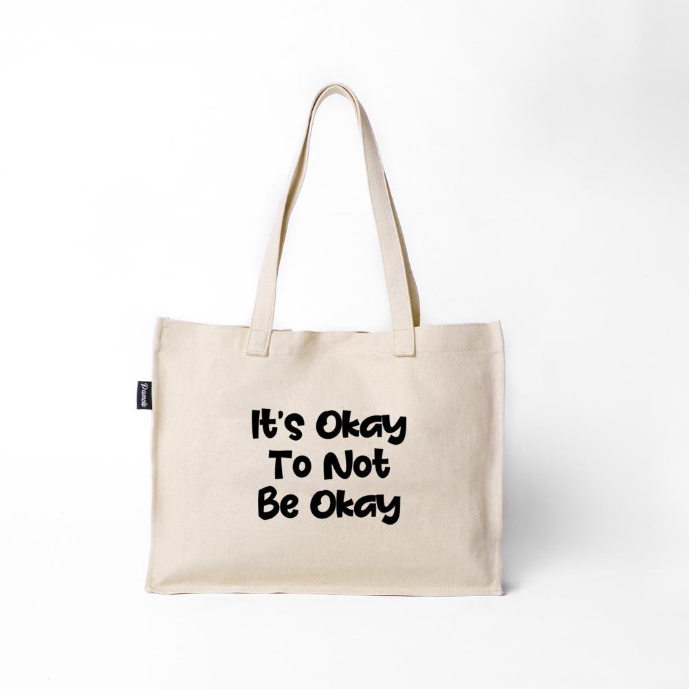 Pamole - Totebag Wanita Bahan Kanvas Totebag Kuliah Totebag Kerja - Sawa Series