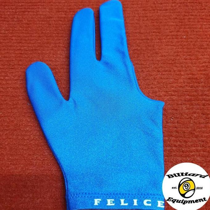 Felice Glove Kidal - Blue | Sarung Tangan Billiard Kidal