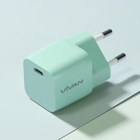Vivan Power Nano 20 USB-C Adapter 20W Kepala Charger