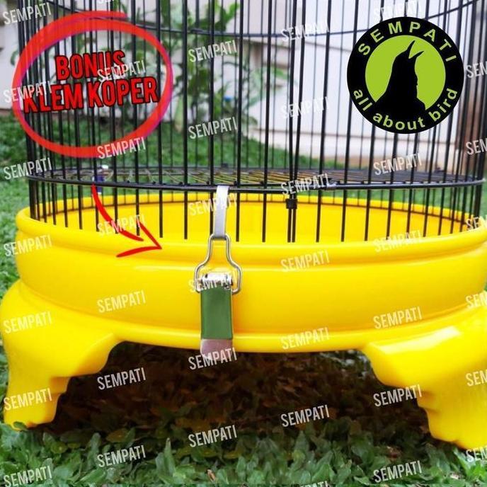 Tebok Lovebird Pvc + Pion + Klem Koper + Kaki Karet Tebok Fullset Sangkar Kandang Burung Lb Lbset Ga