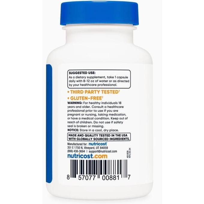 Nutricost Bilberry 1200 Mg 90 Capsules Eye Vitamin Mata Vision Original