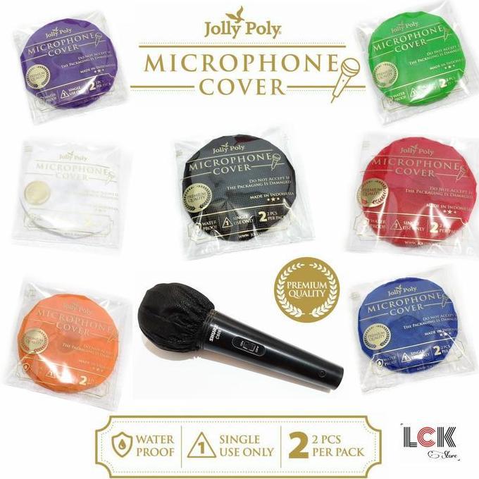 Musiq- Shure Microphone Cover Warna / Shure Mic /Sarung Mic Bahan Kain Filter