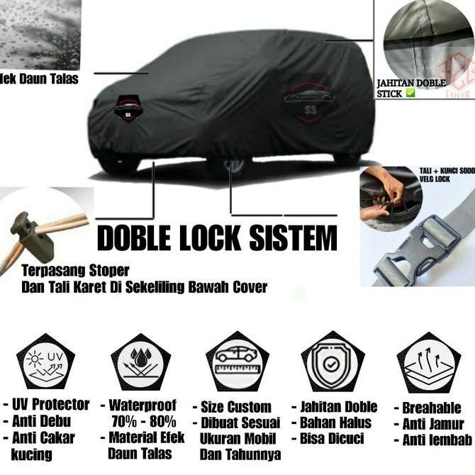 READY Sarung Mobil Super Toyota Avanza Bahan Polyester Super, Cover Mobil Avanza, Sarung Mobil Avanz