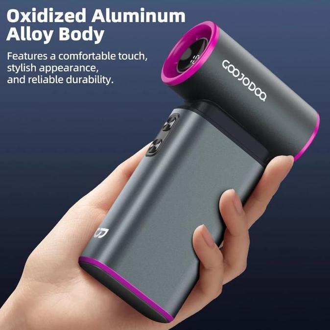 GOOJODOQ GFS009 3-in-1 Ultra High-Speed Premium Handheld Fan Up to 71000 RPM 6000 MAH LED Display Wi