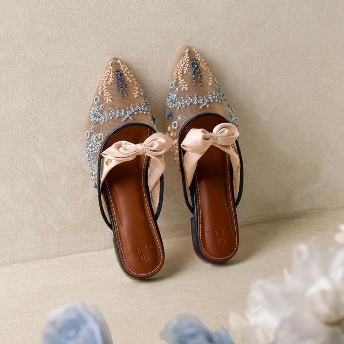 VAIA Sepatu Sandal Wanita Piper 2 CM | Flat Shoe