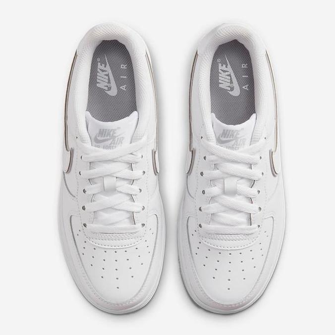 NIKE AIR FORCE 1 WHITE WOLF GREY GS