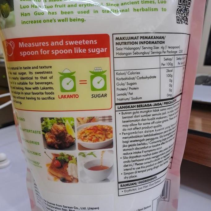 Murah Lakanto Classic Zero Calories 1 Kg