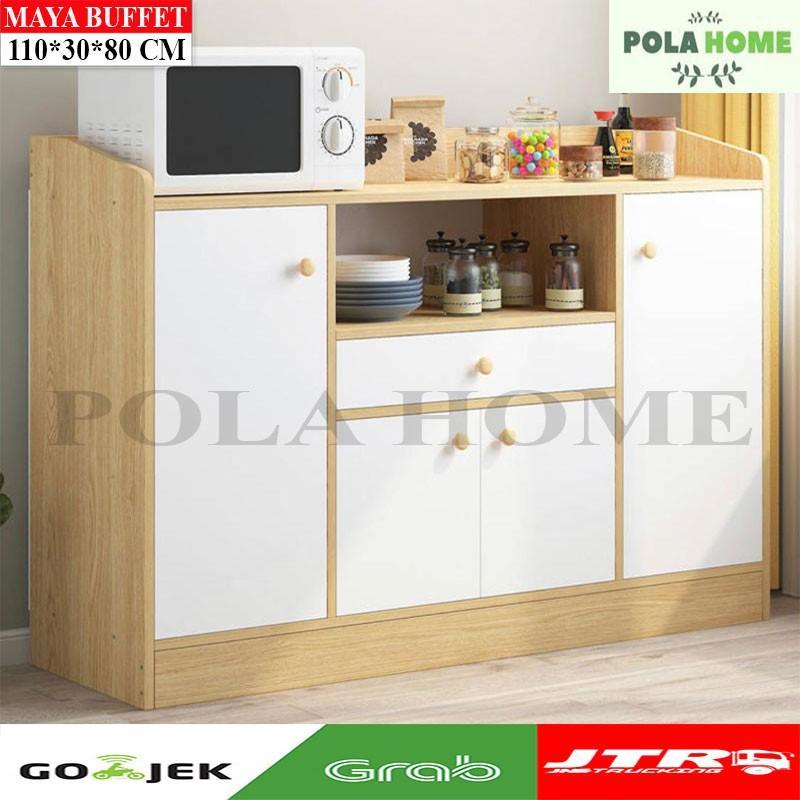 Bufet Rak Dapur Rak Multifungsi