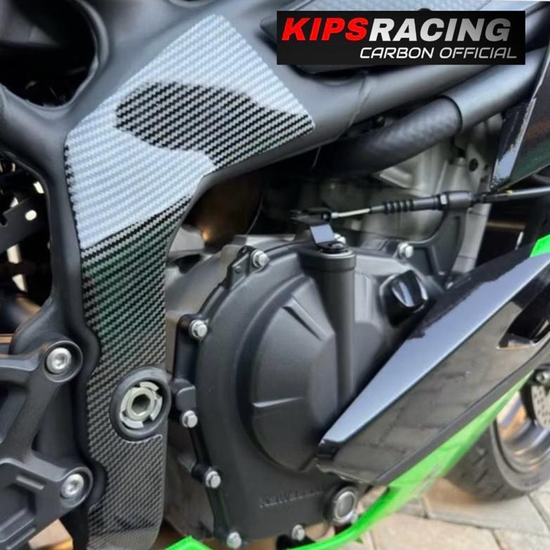 COVER RANGKA ZX25R KIRI KANAN CARBON GLOSY cover batangan zx 25 r cover body zx25r carbon