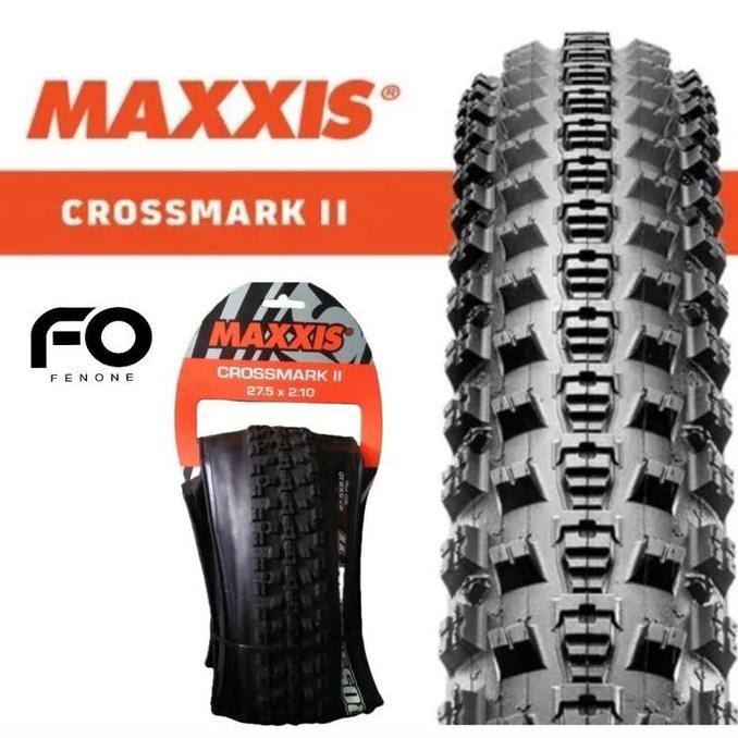 Promo BAN MAXXIS CROSSMARK II KEVLAR 27.5x2.10  BLACK / BAN MTB GRAVEL HITAM Diskon