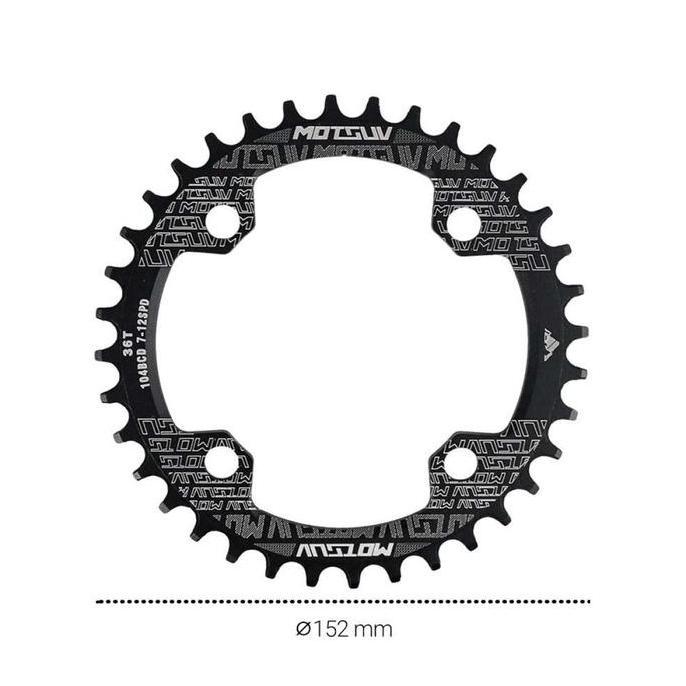 Promo Gigi Crankset Sprocket Sepeda Aluminium 104BCD - BCD104 Diskon