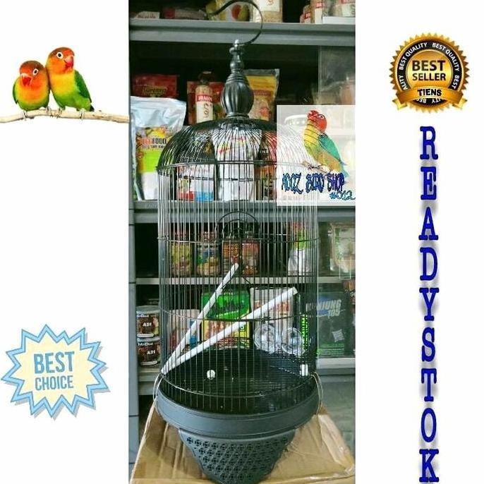 ORIGINAL SUS GOJEK - SANGKAR/KANDANG KAPSUL LOVEBIRD PANDA BESI TEBAL READY STOCK