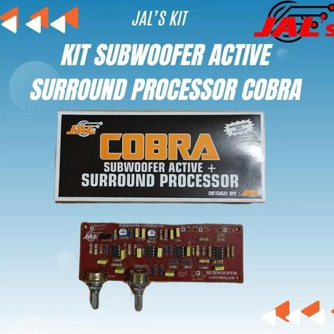 KIT SUBWOOFER ACTIVE + SURROUND PROCESSOR COBRA | JALs ELEKTRONIK