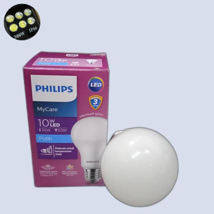 Led Buld Philips 10Watt Bohlam Philips 10 Watt Led Putih