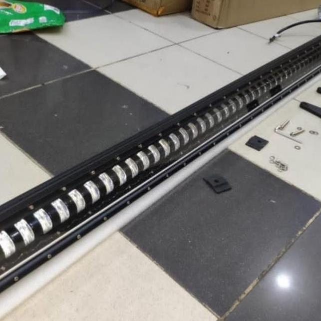 HARGA DISC - Lampu sorot LED light bar offroad 52inch 400w 130cm jeep wrangler JK