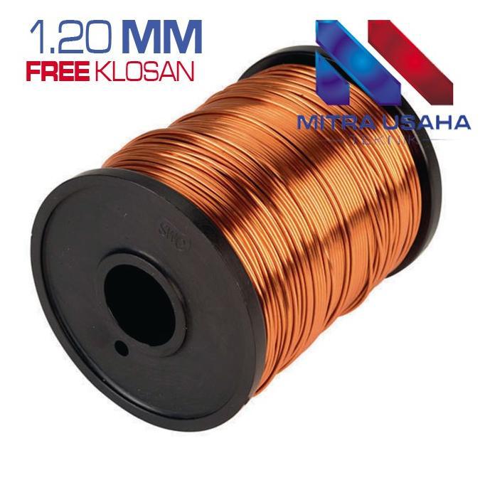 AudioWhell- KAWAT TEMBAGA EMAIL 1.20 MM ENAMEL WIRE COOPER GULUNG DINAMO ILMAIL 1.2 1,2 120 1,20