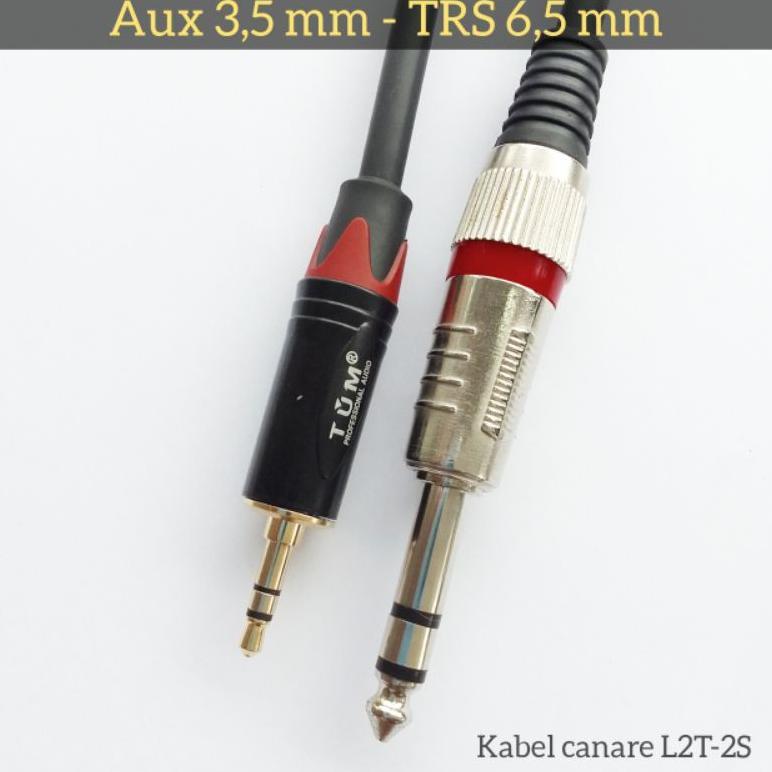 AudioWhell- Kabel Aux mini stereo to akai stereo / kabel jack aux kecil ke besar