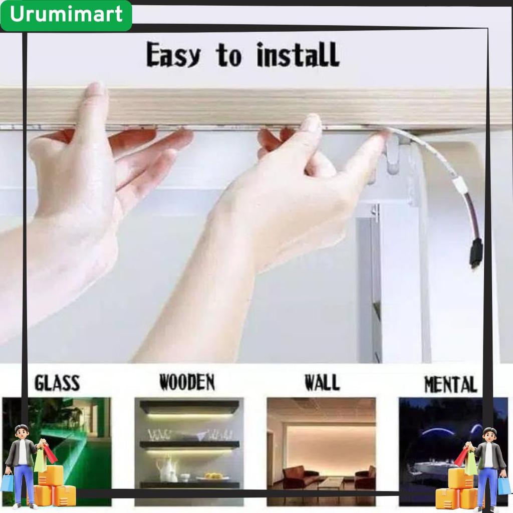 [3528 10m] Lampu led strip rgb 16 warna remote tiktok warna warni lampu kamar dinding Sale