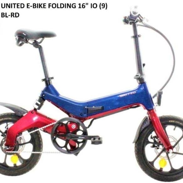 Terlaris Sepeda Lipat Listrik / Ebike Folding Bike 16 United Io