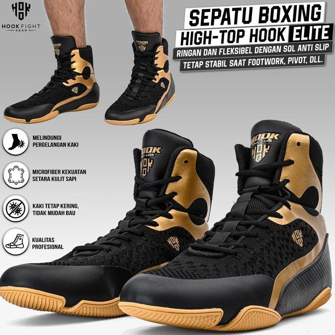 Sepatu Tinju Hook Profesional Boxing Shoes Sepatu Boxing
