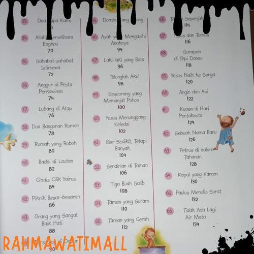 66 Cerita Alkitab Pertamaku Buku Anak Sekolah Minggu Kristen Sale
