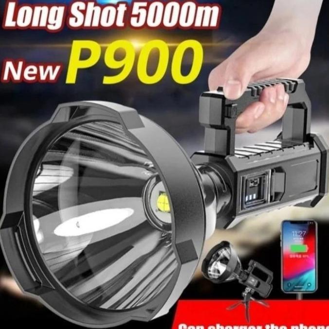 Senter sorotw591 Super Bright 90000 Lumens Big lamp LEED XHP50 USB CHARGER