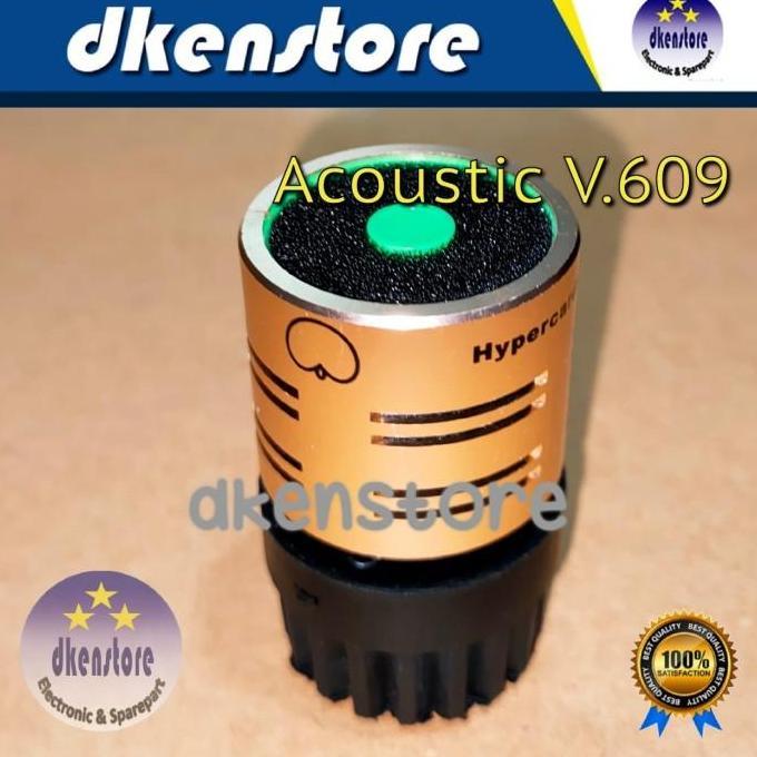 Spool Mic Acoustic V609 V 609 Spul Mik Cartridge Sensitif Vocal Wireless Original Kualitas Terbaik H