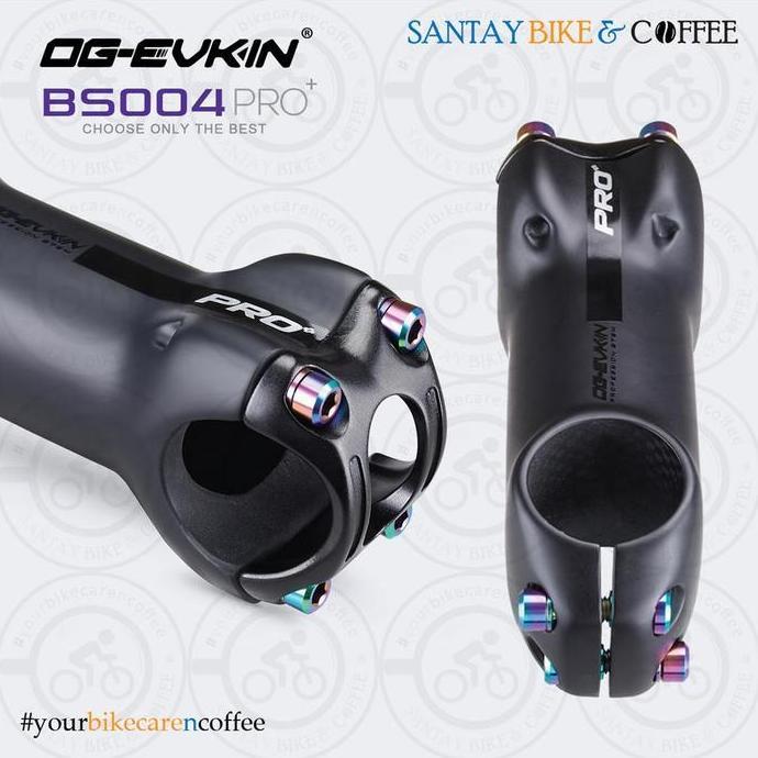 Promo OG EVKIN BS004 Pro+ Stem Carbon T1000 10 Derajat Carbon Stem Road Bike Mtb Diskon