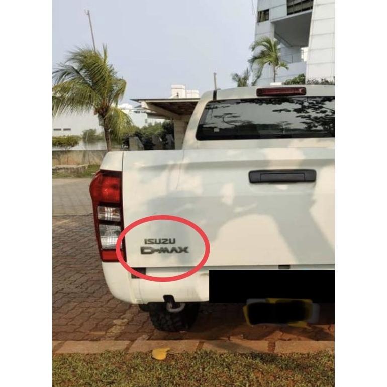 Emblem Isuzu Dmax untuk bagasi Isuzu Dmax original size