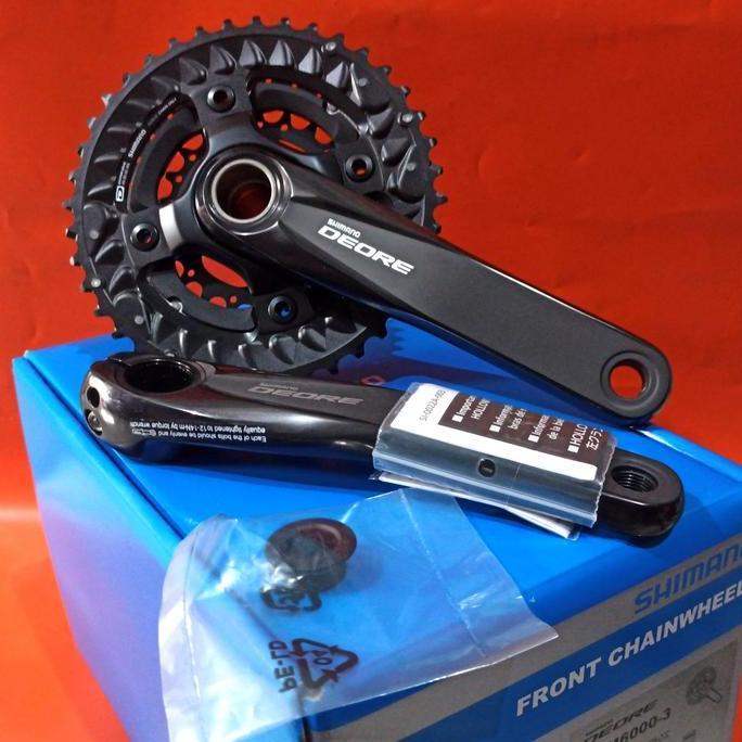 Promo Crank Shimano HTII Deore M6000 Triple Chain Ring Diskon