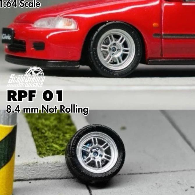 Velg Diecast Mini Scale 8.4 Enkei Rpf 1 Not Rolling Inno64 Hobby Japan Dct Terbaik