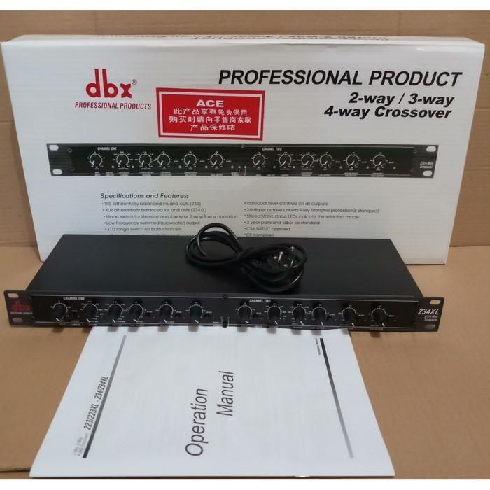 Crosover Dbx 234Xl Baru Grade A Amplifier Mixer Original Dan Terpercaya