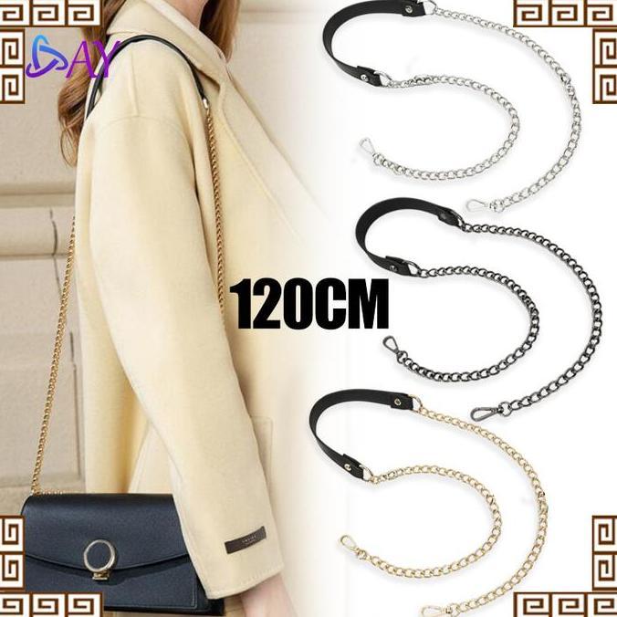 TERMURAH Tali Tas Rantai Bag Strap Tali Tas Tali Panjang Tas Kombinasi Rantai READY STOCK