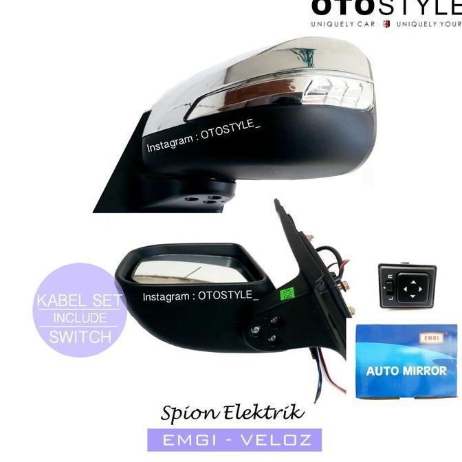 Spion Elektrik / Lipat Toyota Avanza / Xenia VELOZ EMGI (Lampu SLIM)