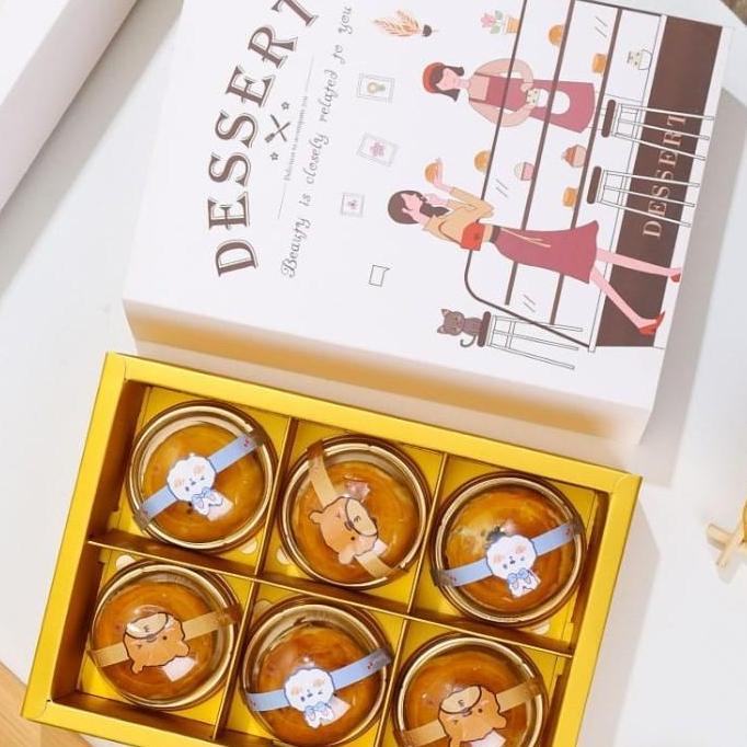 Best- KOTAK KUE MOONCAKE SEKAT 6 BOX KUE BULAN SEKAT 6 MBS-6-09 DESSERT