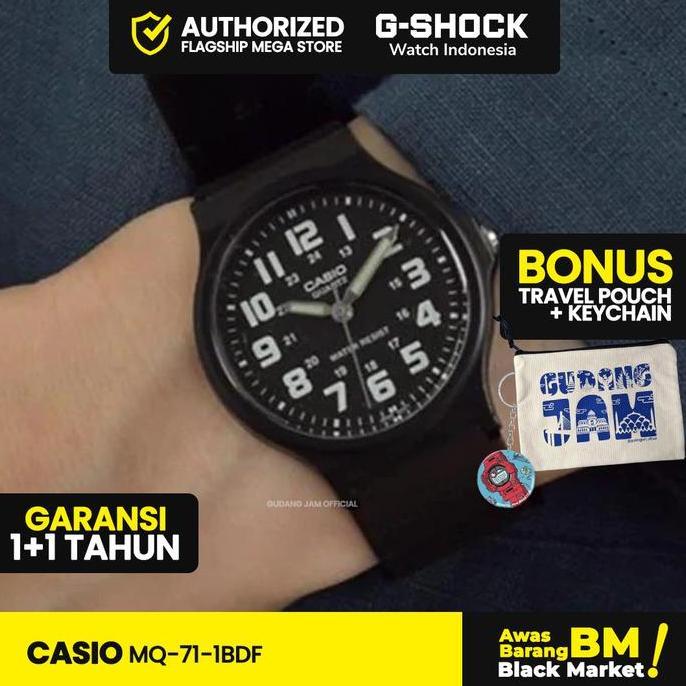 New- Casio General Mq-71-1Bdf Mq-71-1B Mq-71 Mq71 Mq 71 Jam Watches