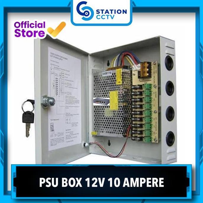 PSU Box 10A 12V / Switching Power Supply Box 10 Ampere